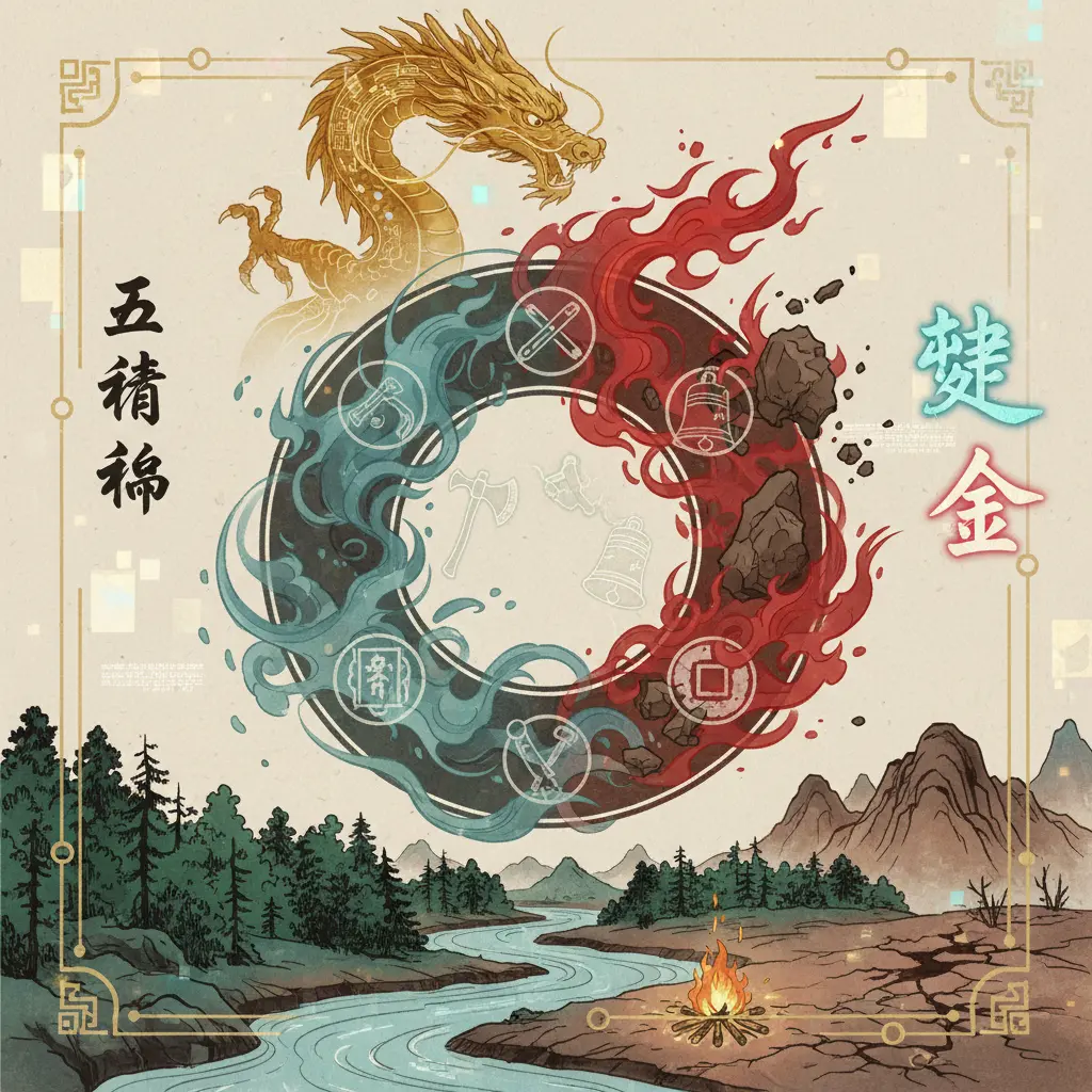 五行平衡 - 五行缺金