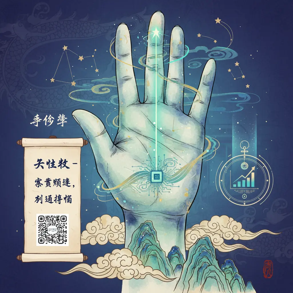 手相學 - 玉柱紋