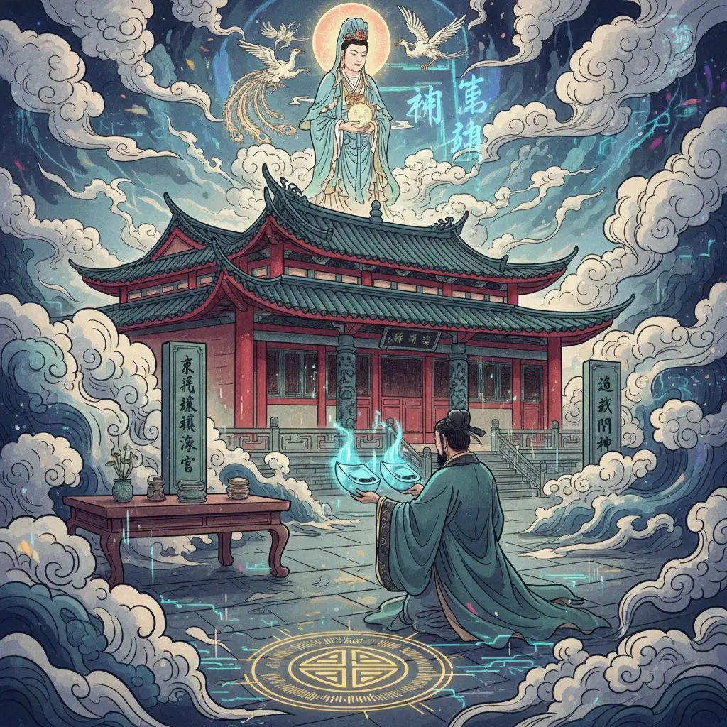 道教問神 - 東港鎮海宮