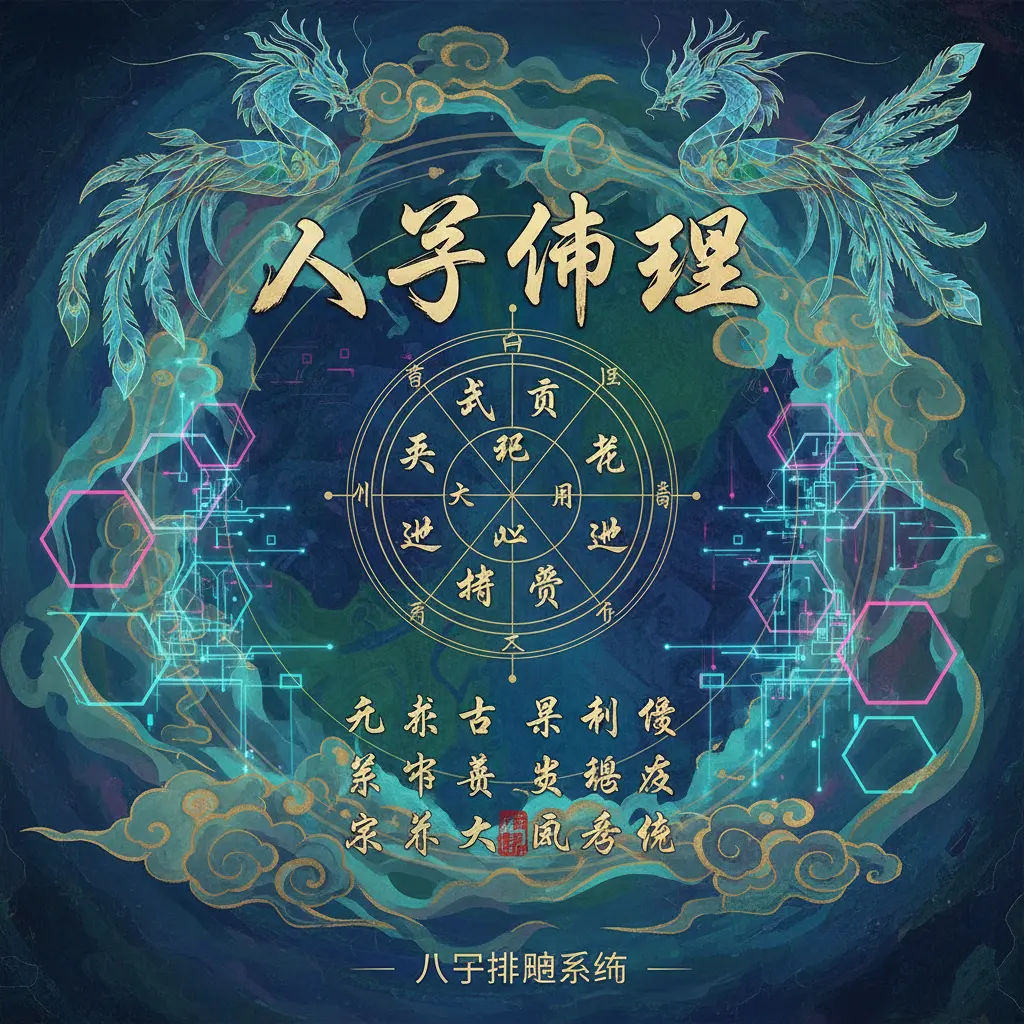 八字命理 - 八字排盤