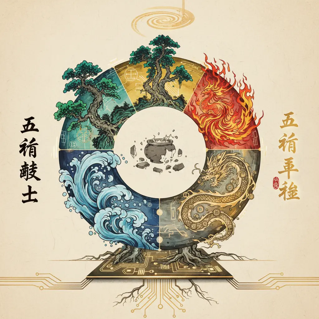 五行平衡 - 五行缺土